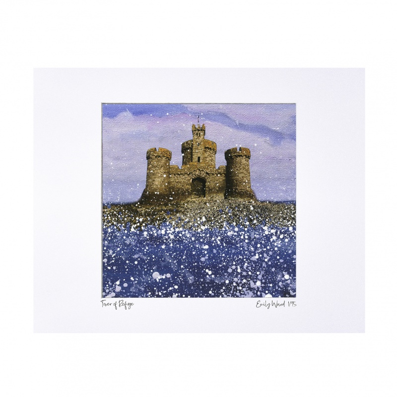 Tower of Refuge Limited Edition Print with Mount